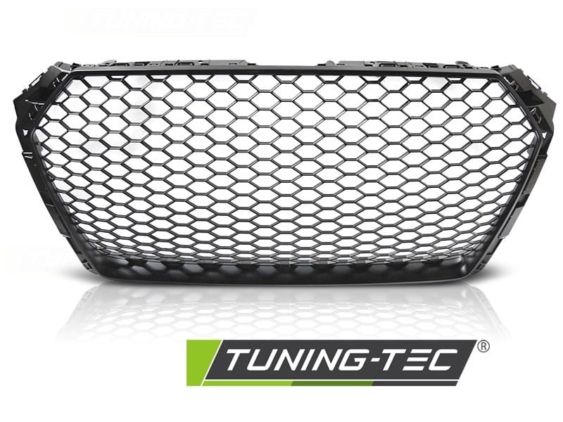 Grill AUDI A4 B9 15-19 ZWART RS-STIJL