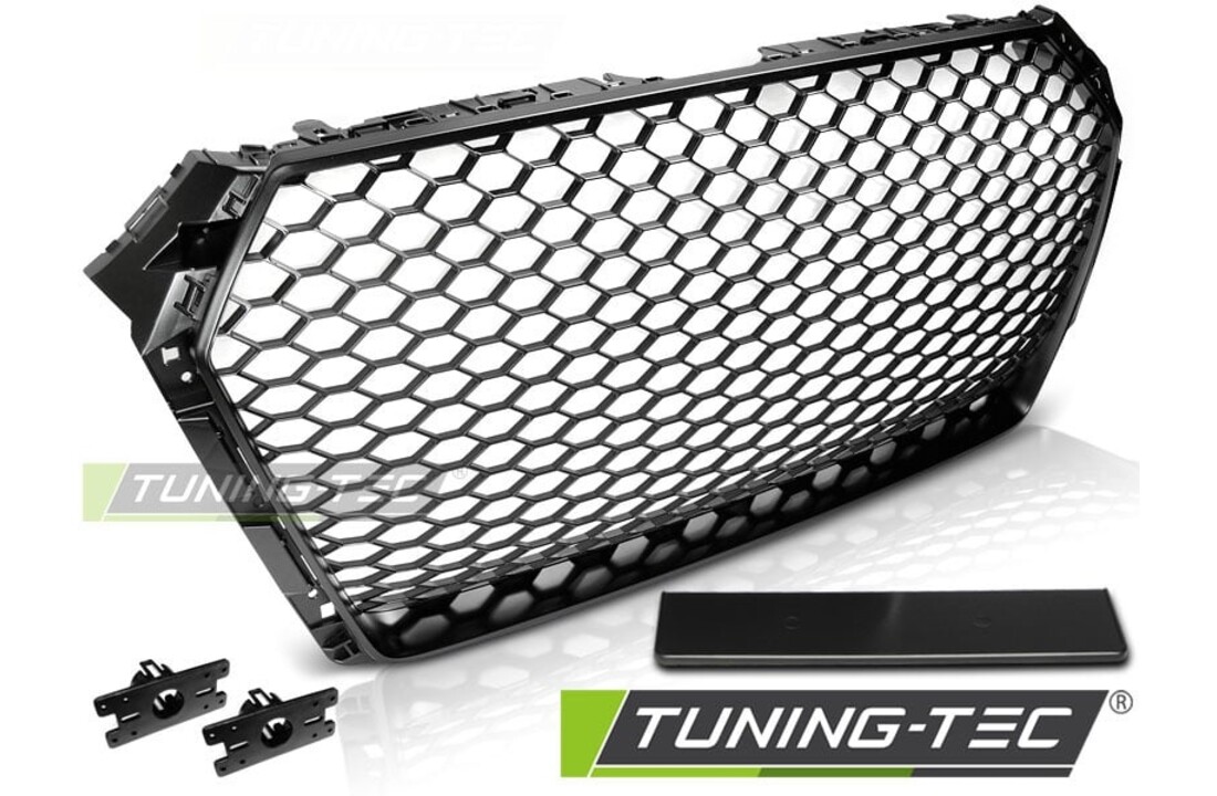 Grill geschikt voor AUDI A4 B9 15-19 ZWART RS-STIJL