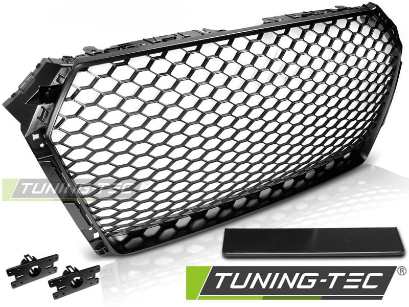 Grill geschikt voor AUDI A4 B9 15-19 ZWART RS-STIJL