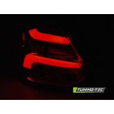 Achterlichten geschikt voor Ford Focus 3 11-10 14 hatchback rood helder LED strip seq indic