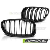 Grill geschikt voor BMW E60/E61 07 03-10 glanzend zwart dubbele stang M-Look