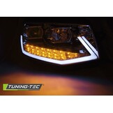 Koplampen dagrijlicht geschikt voor VW T6 15- chroom LED DRL