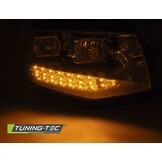 Koplampen dagrijlicht geschikt voor VW T6 15- chroom LED DRL