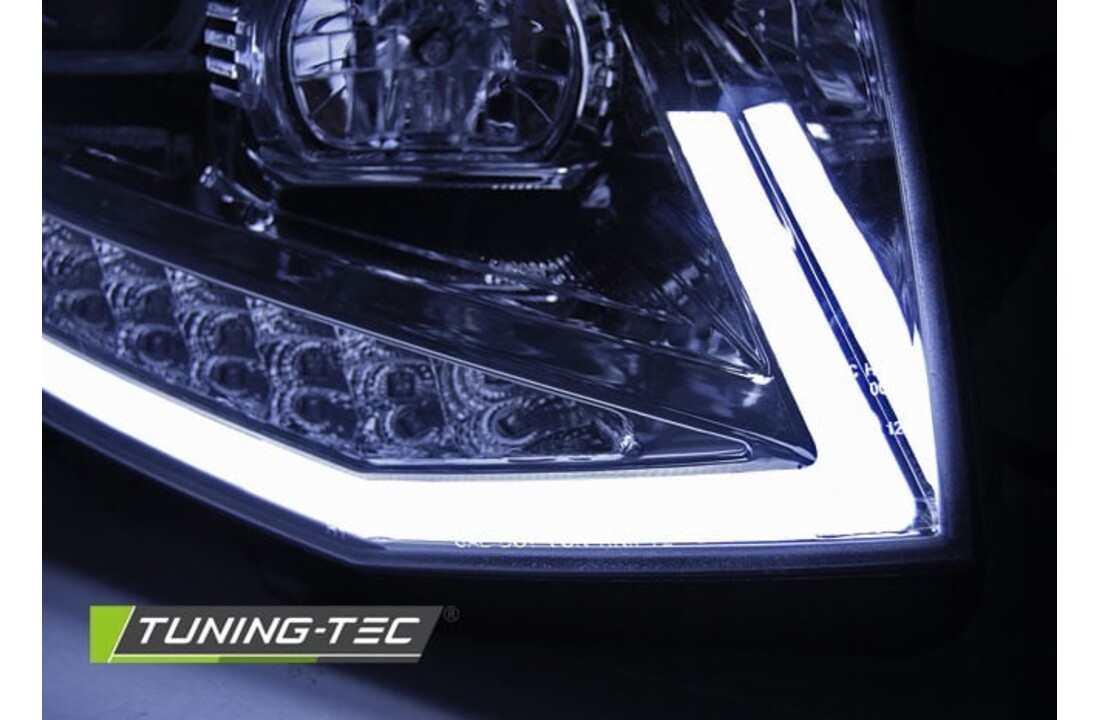 Koplampen dagrijlicht geschikt voor VW T6 15- chroom LED DRL