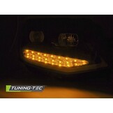 Koplampen dagrijlicht geschikt voor VW T6 15- zwart chroom LED DRL