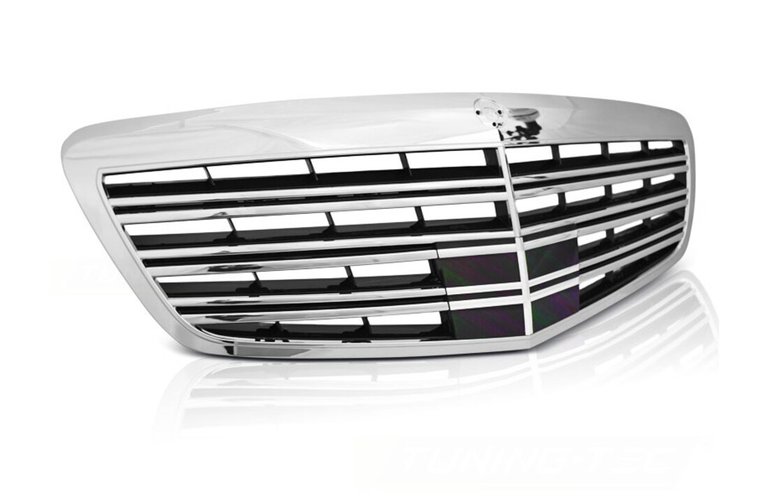 Grill geschikt voor Mercedes W221 09-13 S65 AMG chroom zwart