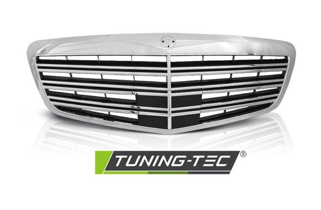 Grill geschikt voor Mercedes W221 09-13 S65 AMG chroom zwart