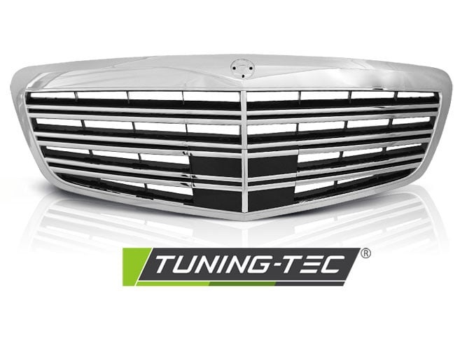 Grill geschikt voor Mercedes W221 09-13 S65 AMG chroom zwart
