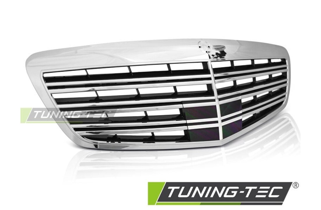 Grill geschikt voor Mercedes W221 09-13 S65 AMG chroom zwart