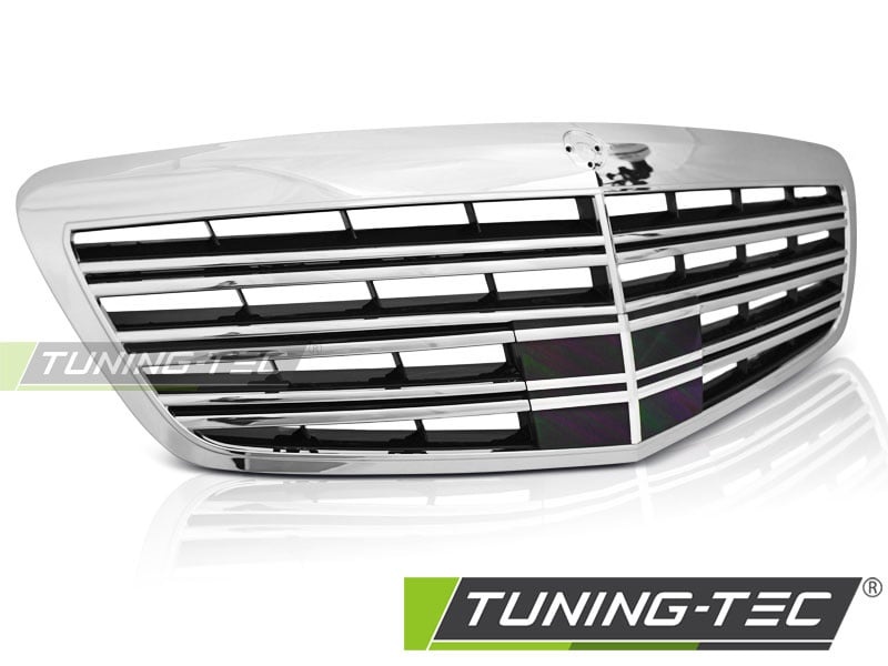 Grill geschikt voor Mercedes W221 09-13 S65 AMG chroom zwart