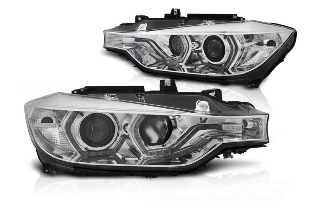 Koplampen dagrijlicht geschikt voor BMW F30/F31 10 11-05 15 Angel Eyes LED chroom DRL