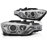 Koplampen dagrijlicht geschikt voor BMW F30/F31 10 11-05 15 Angel Eyes LED chroom DRL