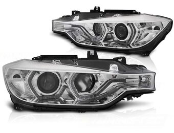 Koplampen dagrijlicht geschikt voor BMW F30/F31 10 11-05 15 Angel Eyes LED chroom DRL