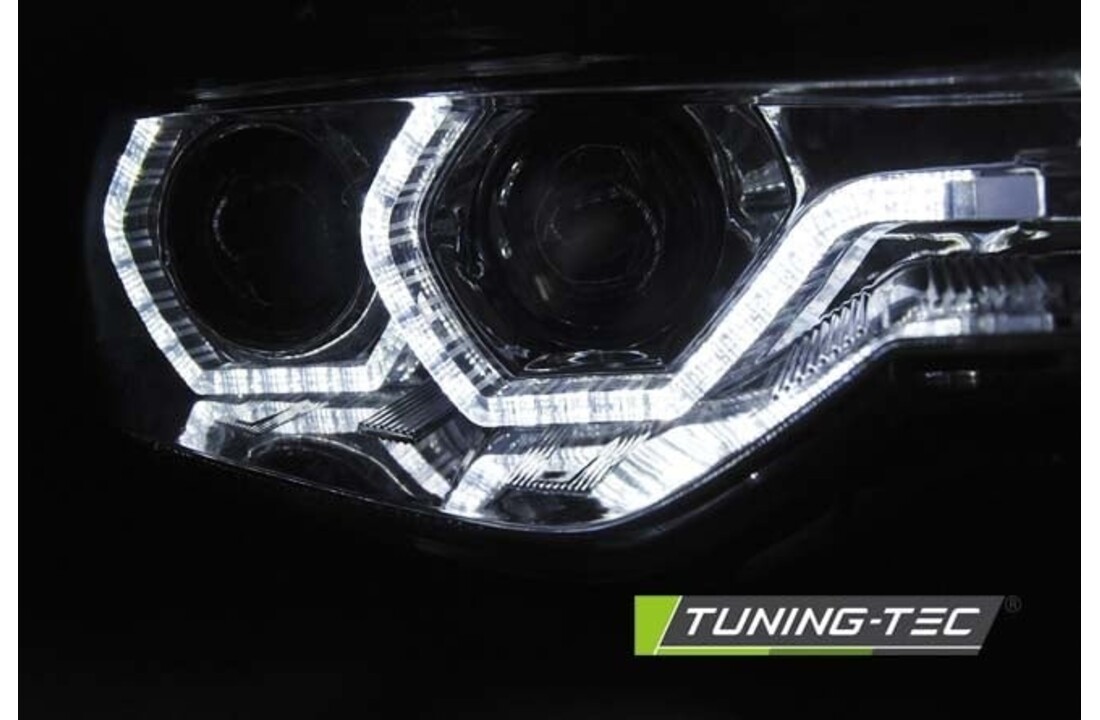 Koplampen dagrijlicht geschikt voor BMW F30/F31 10 11-05 15 Angel Eyes LED chroom DRL