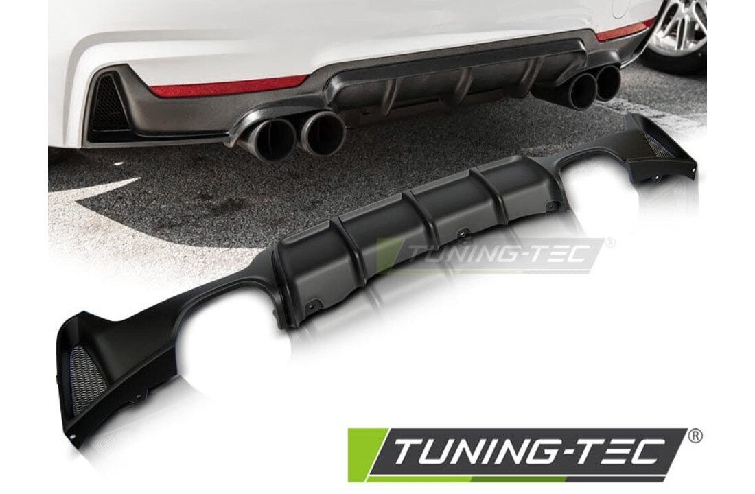 Achterbumper geschikt voor BMW F32/F33 MP dubbele uitsparing - dubbele uitlaat