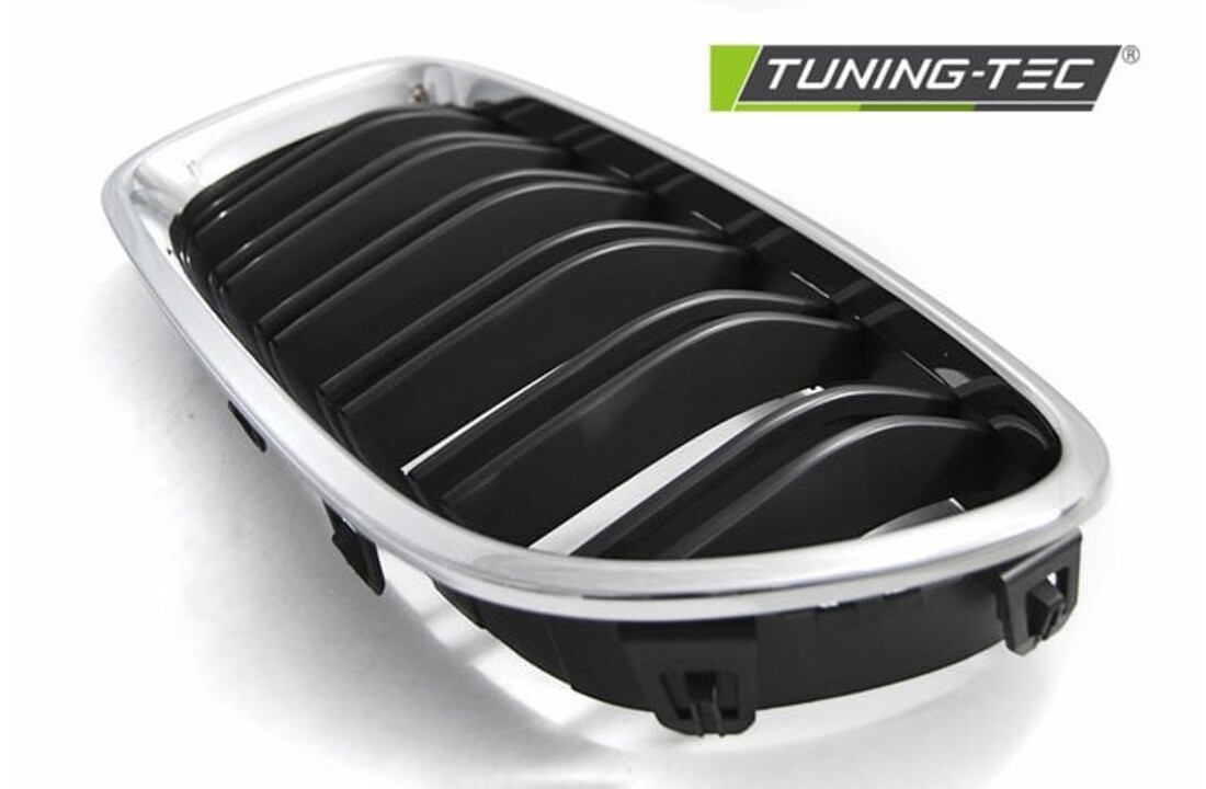 Grill geschikt voor BMW F10/F11 10-16 M5 look chroom zwart