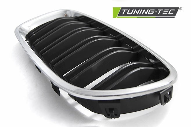 Grill geschikt voor BMW F10/F11 10-16 M5 look chroom zwart