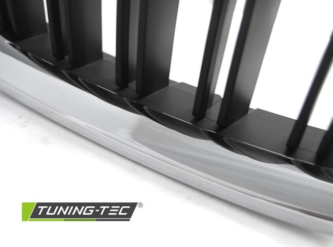 Grill geschikt voor BMW F10/F11 10-16 M5 look chroom zwart