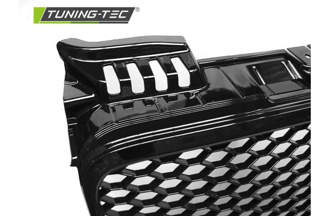 Grill AUDI A4 (B7) RS-STIJL 11 04-03 08 GLANZEND ZWART