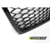 Grill geschikt voor AUDI A4 (B7) RS-STIJL 11 04-03 08 GLANZEND ZWART