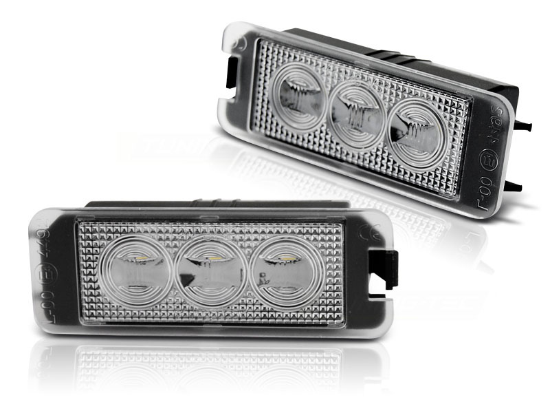 Kentekenverlichting LED geschikt voor VW Golf 4, VW Golf 5, VW Golf 6, VW Golf 7, VW Passat B6, VW Passat CC, VW New Beetle, VW EOS, VW Phaeton, VW Lupo, VW Polo, VW Scirocco 3xLED