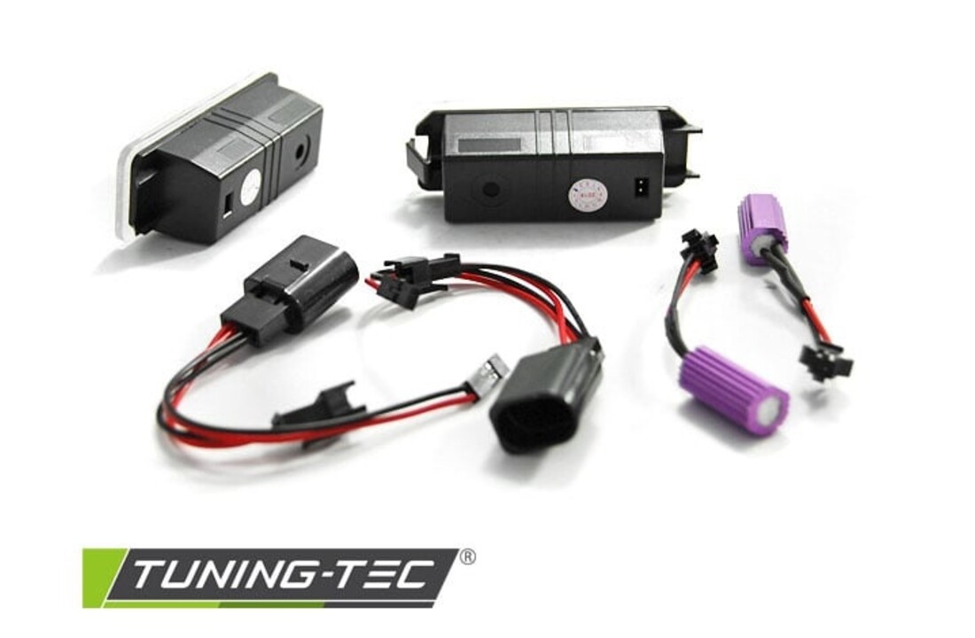 Kentekenverlichting LED geschikt voor VW Golf 4, VW Golf 5, VW Golf 6, VW Golf 7, VW Passat B6, VW Passat CC, VW New Beetle, VW EOS, VW Phaeton, VW Lupo, VW Polo, VW Scirocco 3xLED