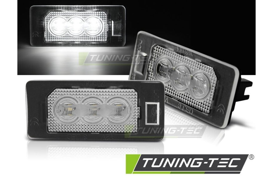 Kentekenverlichting LED geschikt voor BMW E90/F30/F32/E39/E60/F10/X3/X5/X6 3x LED