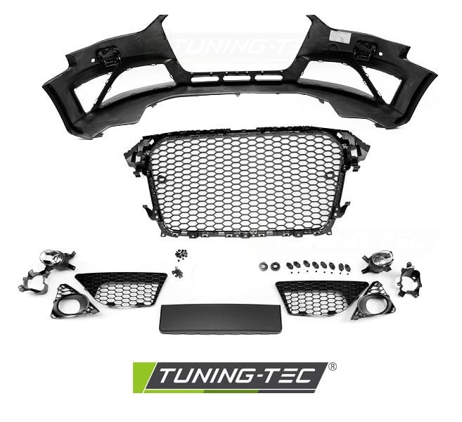 Tuning bumper AUDI A4 B8 12-15 RS STIJL ZWART PDC