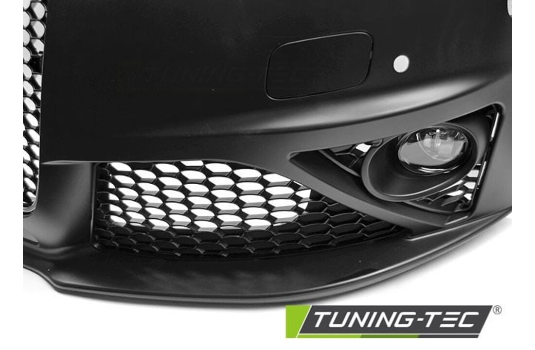 Tuning bumper geschikt voor AUDI A4 B8 12-15 RS STIJL ZWART PDC
