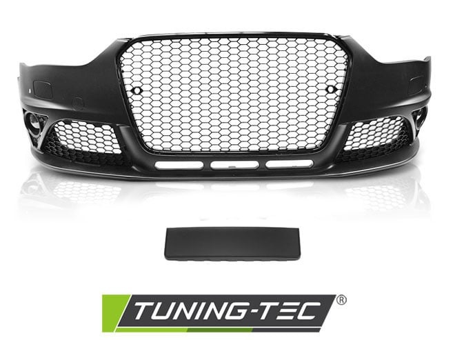Tuning bumper AUDI A4 B8 12-15 RS STIJL ZWART PDC