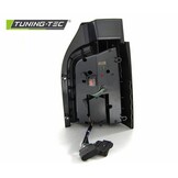 Achterlichten geschikt voor VW T5 04 03-09/10-15 smoke zwart wit LED