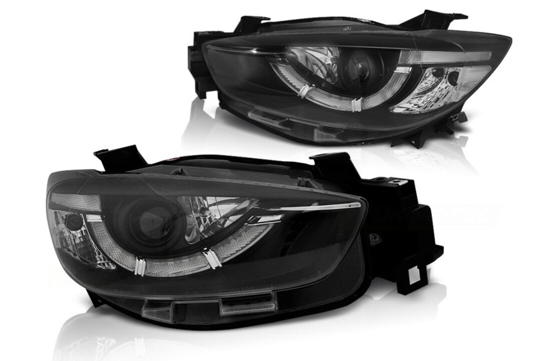 Koplampen xenon geschikt voor Mazda CX5 11-15 zwart DRL