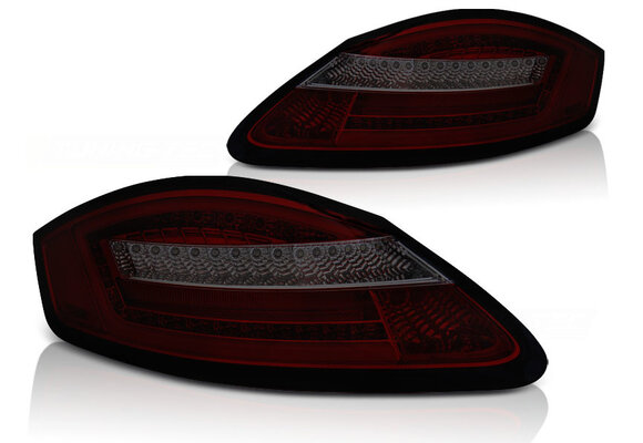 Achterlichten geschikt voor Porsche Boxster 987/Cayman 05-08 rood smoke seq LED