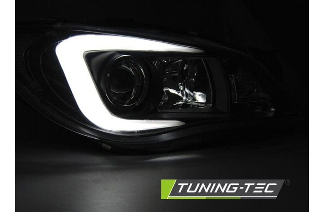 Koplampen Xenon geschikt voor Subaru Impreza II GD 06-07 zwart HID