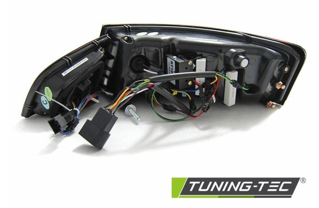 Achterlichten geschikt voor Audi A6 08-11 sedan rood smoke LED strip seq