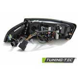 Achterlichten geschikt voor Audi A6 08-11 sedan rood smoke LED strip seq