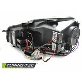 Koplampen dagrijlicht geschikt voor VW Golf 6 08-12 U-Type zwart rood line DRL