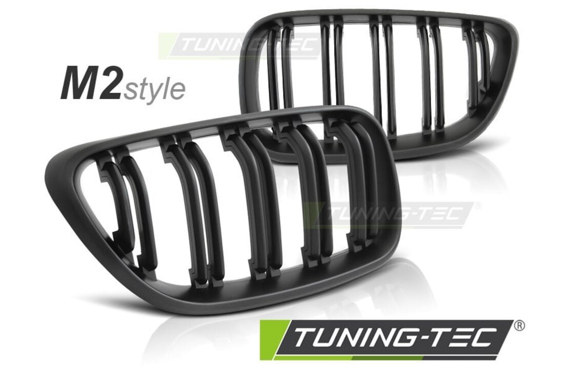 Grill geschikt voor BMW F22/F23 M2 mat zwart