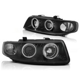 Koplampen geschikt voor Seat Leon/Toledo 04 99-08 04 Angel Eyes CCFL zwart