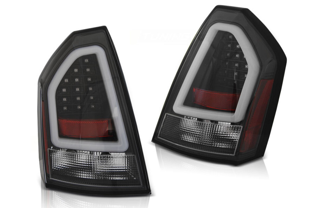 Achterlichten geschikt voor Chrysler 300C 05-08 zwart LED strip