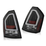 Achterlichten geschikt voor Chrysler 300C 05-08 zwart LED strip