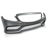 Tuning bumper geschikt voor Mercedes W205 14- C63 stijl PDC
