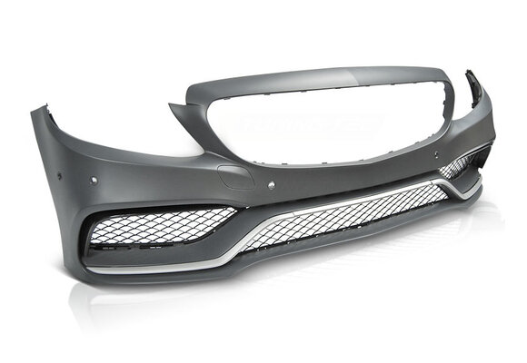 Tuning bumper geschikt voor Mercedes W205 14- C63 stijl PDC