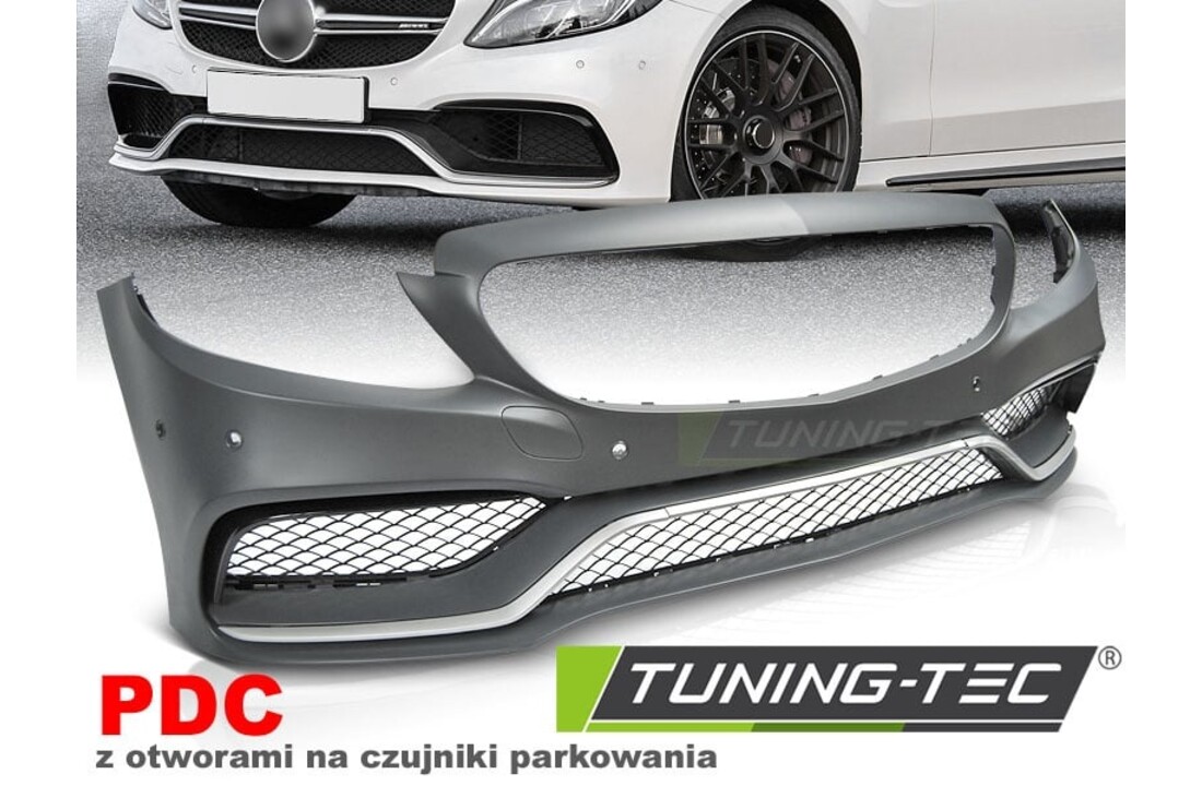 Tuning bumper geschikt voor Mercedes W205 14- C63 stijl PDC