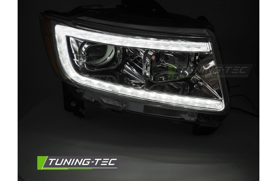 Koplampen Tube Light Chroom voor Jeep Grand Cherokee 2011-2013