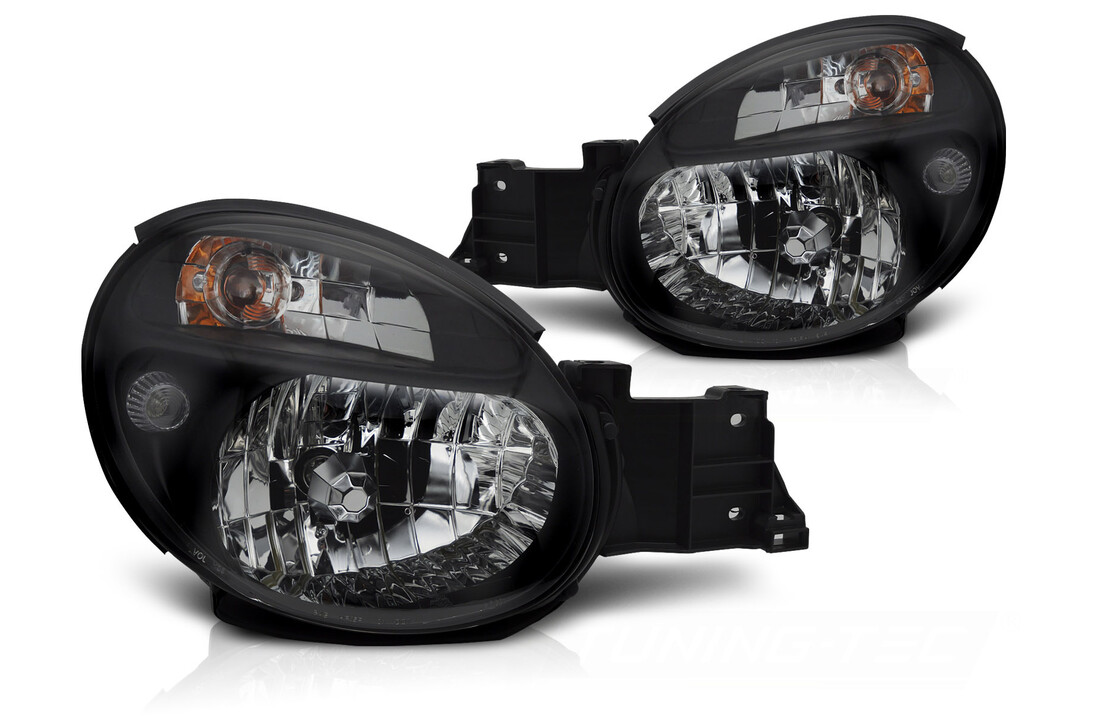 Koplampen Subaru Impreza II GD 2000-2003 Zwart