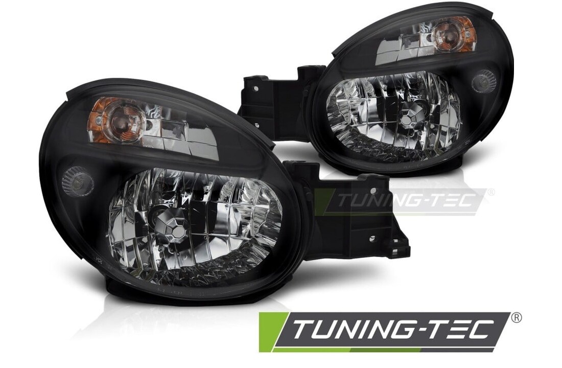 Koplampen Subaru Impreza II GD 2000-2003 Zwart