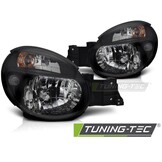 Koplampen Subaru Impreza II GD 2000-2003 Zwart