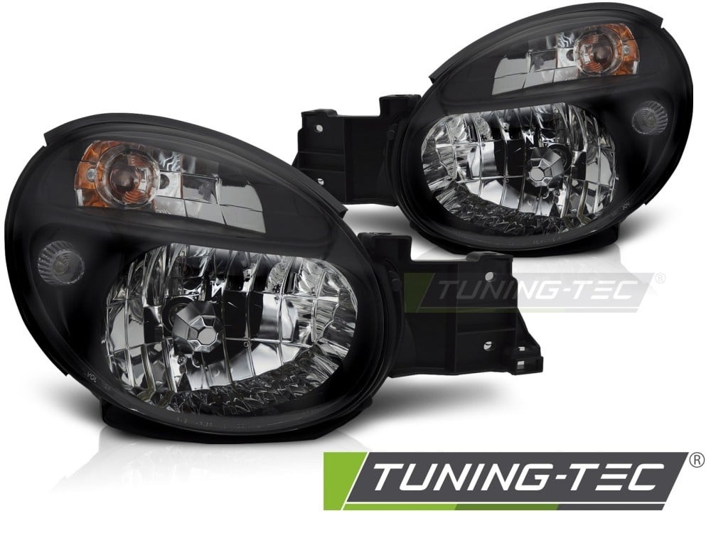 Koplampen Subaru Impreza II GD 2000-2003 Zwart