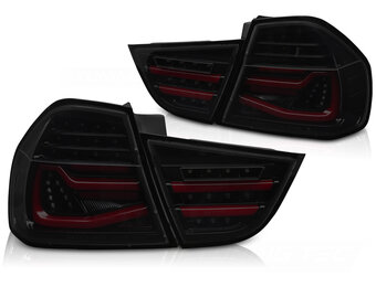 LED BAR Achterlichten Zwart Rook Dynamische Knipperlichten geschikt voor BMW E90 09-11